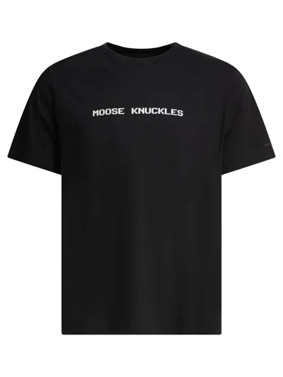 Moose Knuckles T-shirts Black