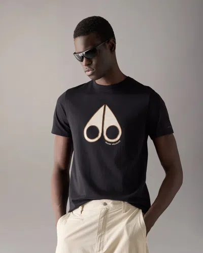 Moose Knuckles Tandem Mens T-shirt In Black