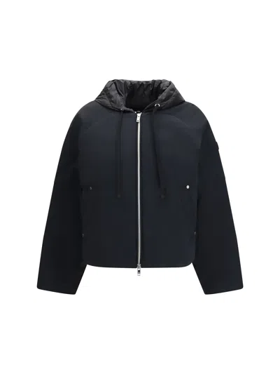 Moose Knuckles Tegan Bomber Down Jacket In Black