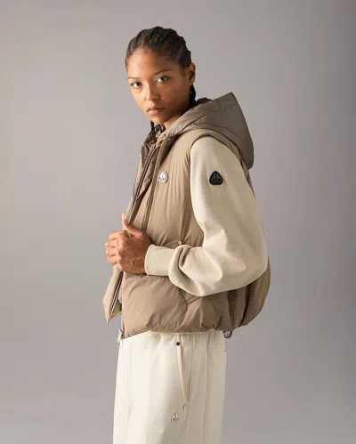 Moose Knuckles Tegan Vest In Ashen