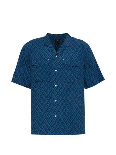Moose Knuckles The Baand Shirt For Men In Blue
