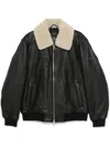 Moose Knuckles Toba Bomber Jacket In Black