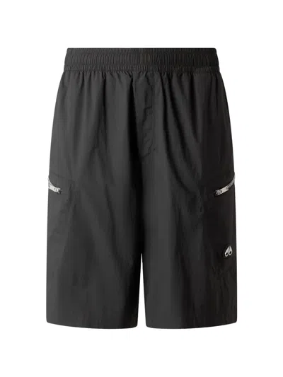 Moose Knuckles Topflight Cargo Short In Black