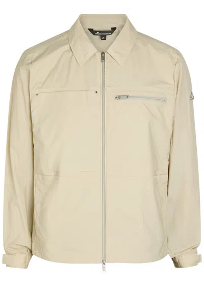 Moose Knuckles Topflight Shell Overshirt In White