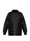 Moose Knuckles Transit Lightweight Down Bomber Jacket In Black