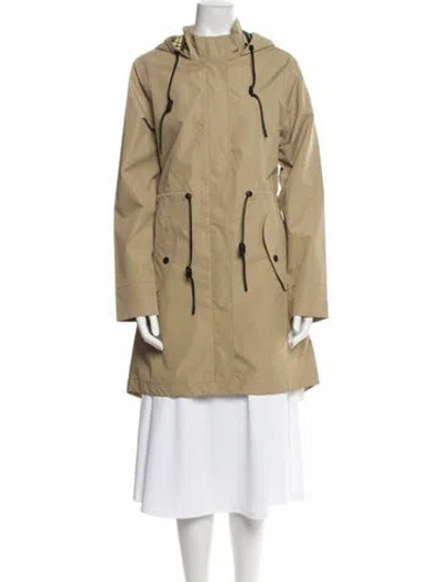 Pre-owned Moose Knuckles Trench Coat W/ Tags In Neutral