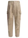 Moose Knuckles Cargo Trousers With Belt Loops And Pockets