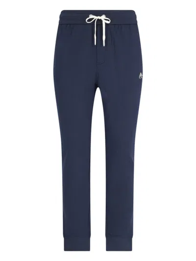 Moose Knuckles Trousers In Blue