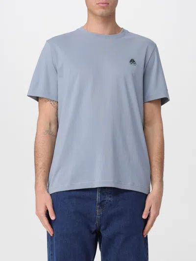 Moose Knuckles T-shirt  Men Color Gnawed Blue