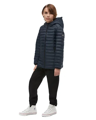 Moose Knuckles Kids' Unisex Air Down Jacket In Navy