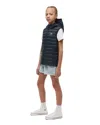Moose Knuckles Kids' Unisex Air Down Vest In Navy