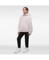 Moose Knuckles Kids' Unisex Simcoe Metallic Reversible Bunny Jacket In Pale Pink
