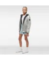 Moose Knuckles Unisex Simcoe Metallic Reversible Bunny Jacket In Silver-tone