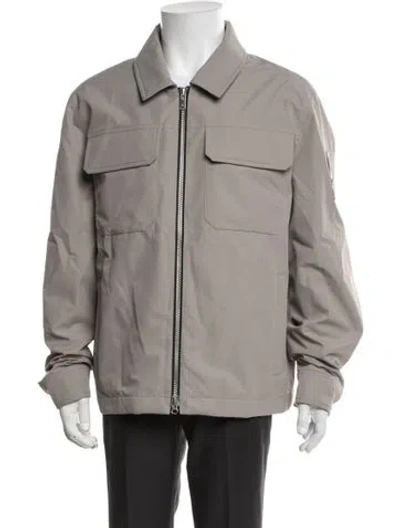 Pre-owned Moose Knuckles Utility Jacket In Grey