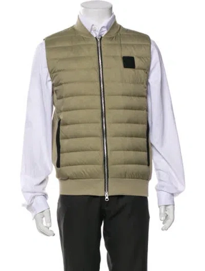 Pre-owned Moose Knuckles Vest In Green