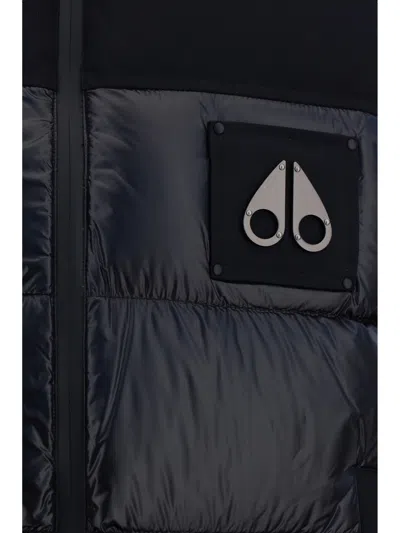 Moose Knuckles Victory Peak Down Vest In Black