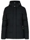 Moose Knuckles Cloud 3q Down Jacket With She In Black