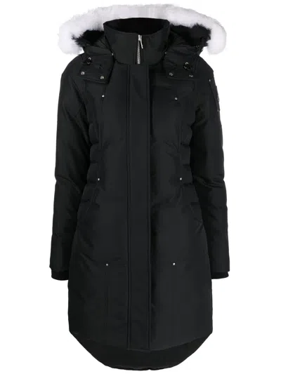 Moose Knuckles W Cloud Parka Sh Blk W/nat Sh Parka "blk W/nat Sh" In 1001 Blk W/nat S