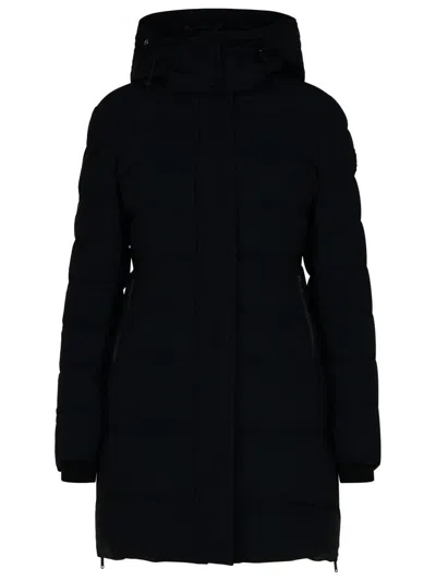 MOOSE KNUCKLES MOOSE KNUCKLES 'WATERSHED 3' BLACK NYLON PARKA