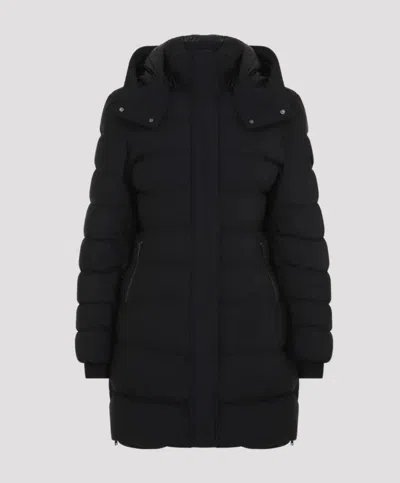 Moose Knuckles Watershed 3 Parka With Detachable Shearling Trim In Black