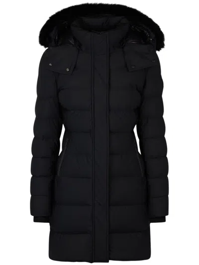 Moose Knuckles Watershed 3 Parka Coat In Black