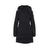 Moose Knuckles Watershed 3 Parka With Detachable Shearling Trim In Blue