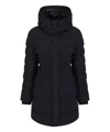 Moose Knuckles Watershed 3 Parka Coat In Black