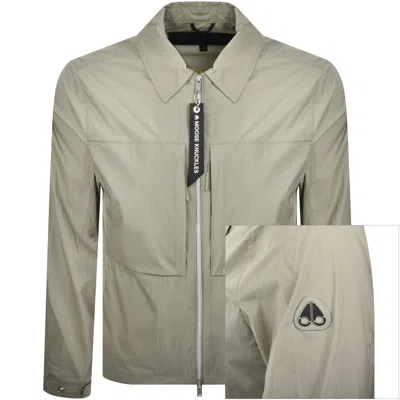 Moose Knuckles Waverly Overshirt Dusk In Beige
