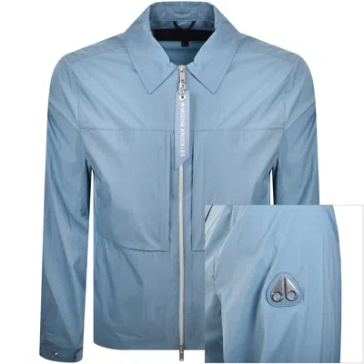 Moose Knuckles Waverly Overshirt Sea Blue