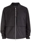 Moose Knuckles Waverly Shell Overshirt Jacket In Black