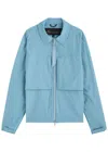 Moose Knuckles Waverly Shell Overshirt Jacket In Blue