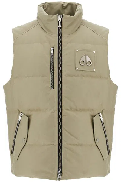 Moose Knuckles Men's Westmount Padded Vest In Green