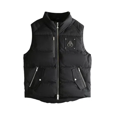 Pre-owned Moose Knuckles Westmount Tone Vest 'black' | Men's Size M
