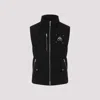 Moose Knuckles Montreal Brand-plaque Cotton-blend-down Vest In Black