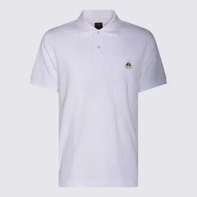 Moose Knuckles White Cotton Polo Shirt
