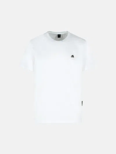 Moose Knuckles White Cotton T-shirt