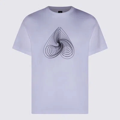 Moose Knuckles White Cotton T-shirt In Blue