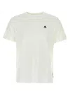 MOOSE KNUCKLES WHITE COTTON T-SHIRT