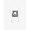 Moose Knuckles White Hemlock Graphic-print Cotton-jersey T-shirt In White