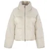 Moose Knuckles White Nylon Jackets & Women's Coat