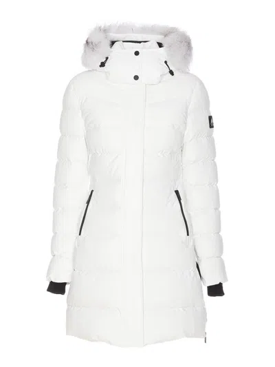 Moose Knuckles White Watershed Parka