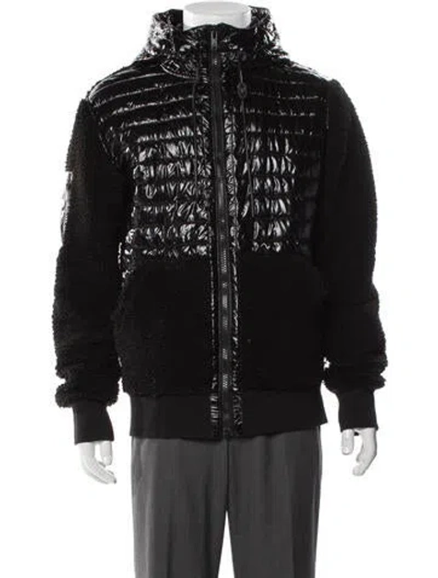 Pre-owned Moose Knuckles Windbreaker In Black