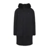 Moose Knuckles Dawson Parka With Detachable Fur Trim In Black
