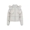 Moose Knuckles Misti Peak Puffer Jacket In Gray