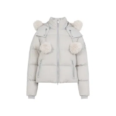 Moose Knuckles Misti Peak Puffer Jacket In White