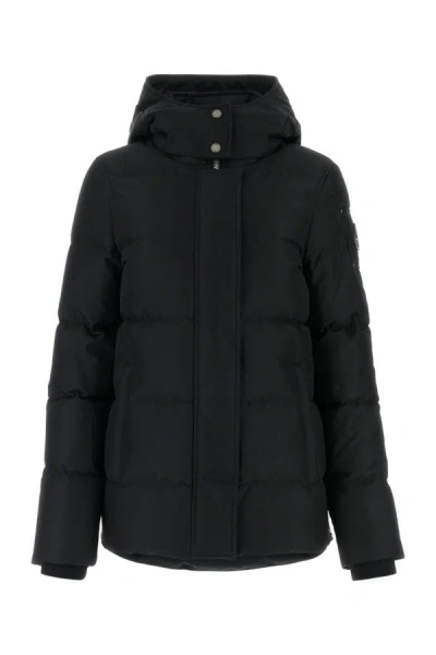 Moose Knuckles Cloud 3q Down Jacket With She In Black