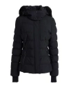 Moose Knuckles Betta Shearling Trim 800 Fill Power Down Water Repellent Jacket In Black