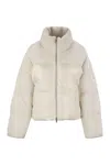 Moose Knuckles Women's Agate Puffer - Short Down Jacket In Milk
