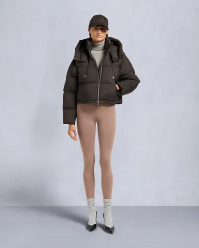 Moose Knuckles Women's Akai Cropped Puffer In Black