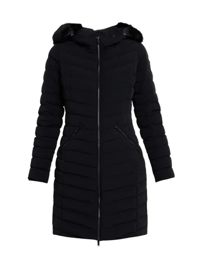 Moose Knuckles Women's Andesite Shearling & Down Parka In Black